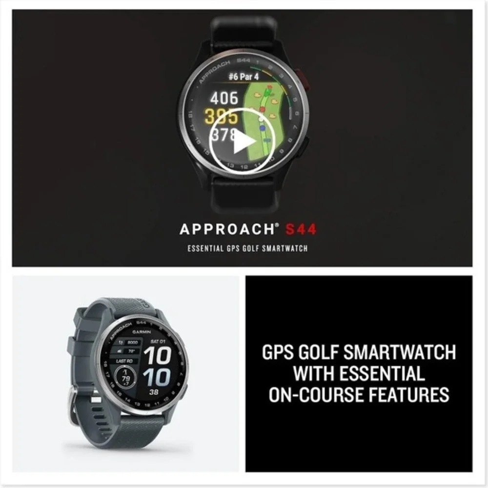 Garmin Approach S44 GPS Golf Course Smartwatch 1.2